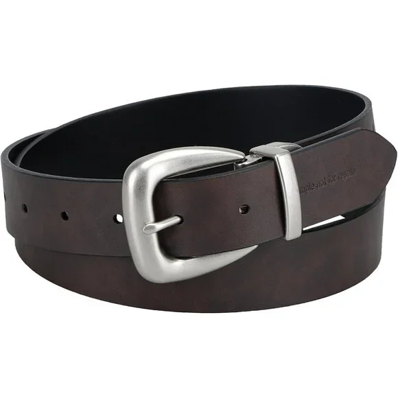 Women's Reversible Casual Jean Belt Leather PU Adjustable Western Style
